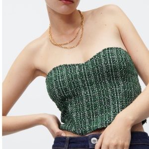 Zara Corset Crop Top